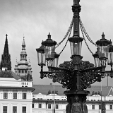 Kandelábr na Hradčanském náměstí, Praha (25. 5. 2021)