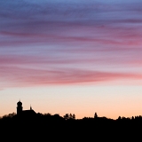 Kostel sv. Martina - silueta