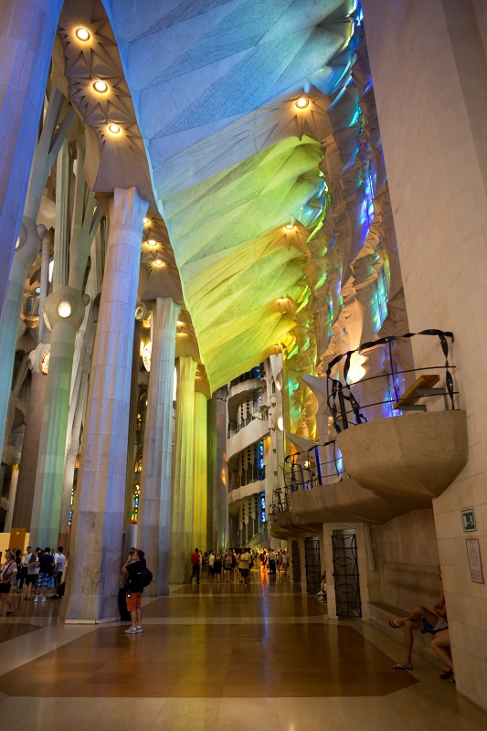 Interi�r Sagrada Familia